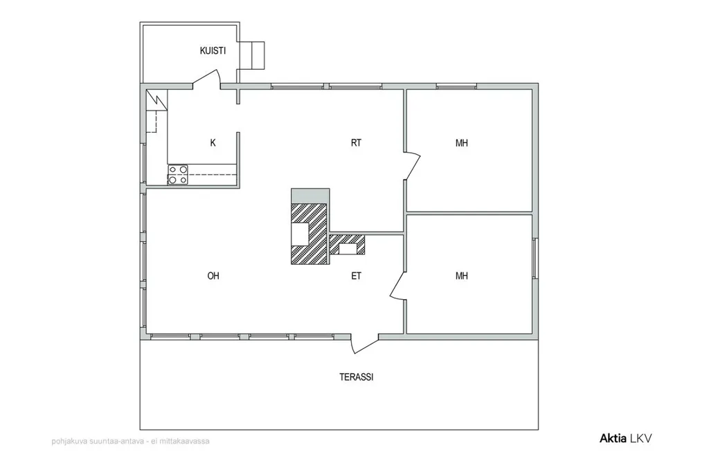 Plan - Cottage with Private Sauna on Ålö Island