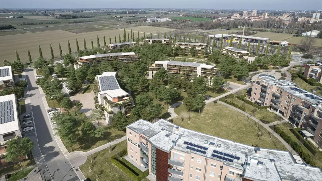 Õhuvaade - Luxury Apartment with Garden in Castel Maggiore