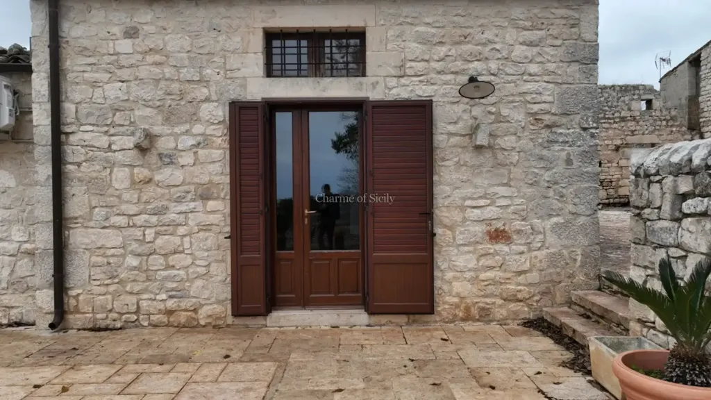Exterior - Historic Stone Villa with Garden in Modica
