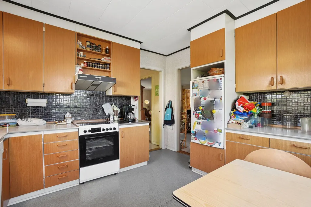 Kitchen - 1970s Villa with Garden in Rønne