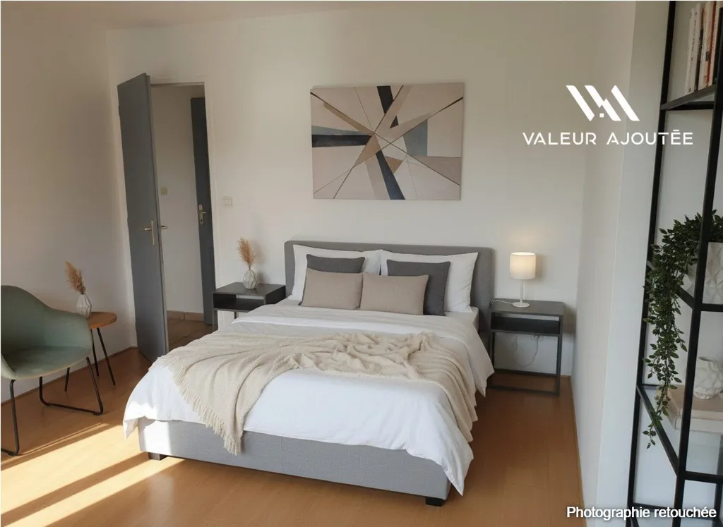 Camere da letto - Bright House with Garden in Laruscade