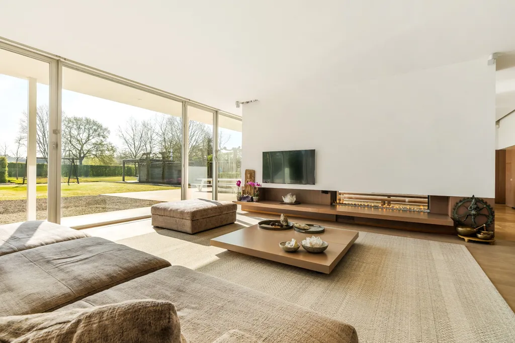Living Room - Modern Villa with Wellness Area in Dessel