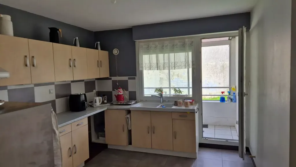 Köök - Spacious Apartment with City View in Bar-Le-Duc