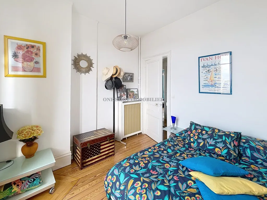 Bedrooms - Top-Floor Flat with City View in Orléans
