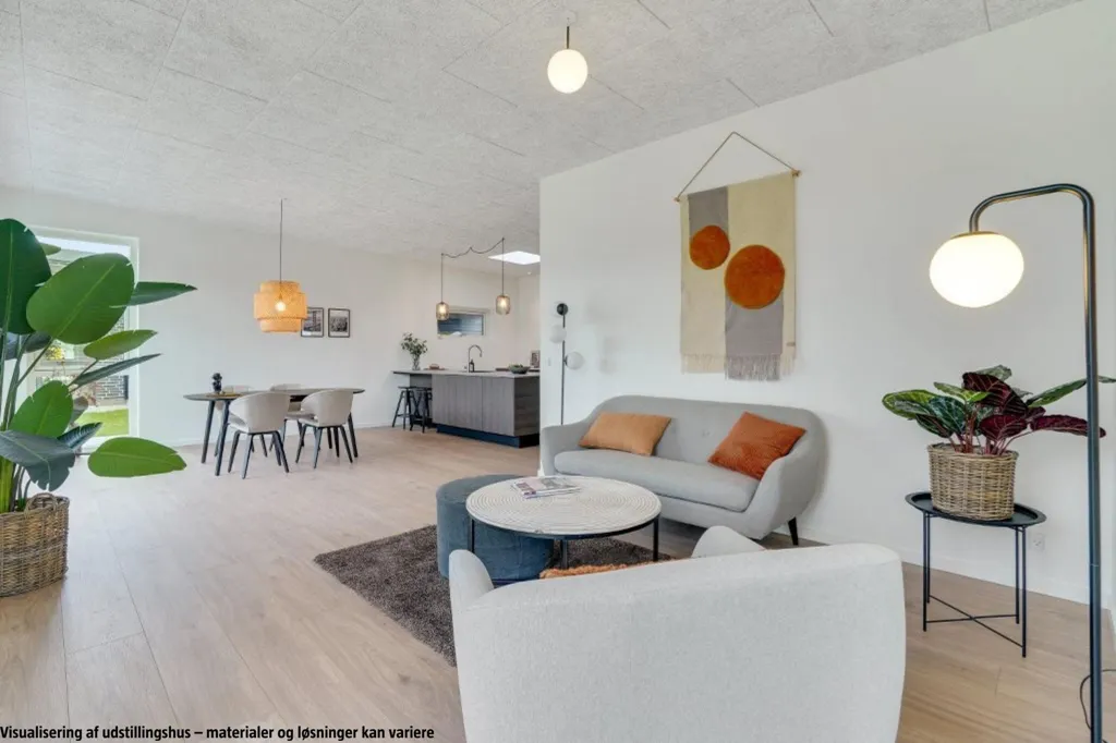 Séjour - Contemporary Villa with Garden in Herning