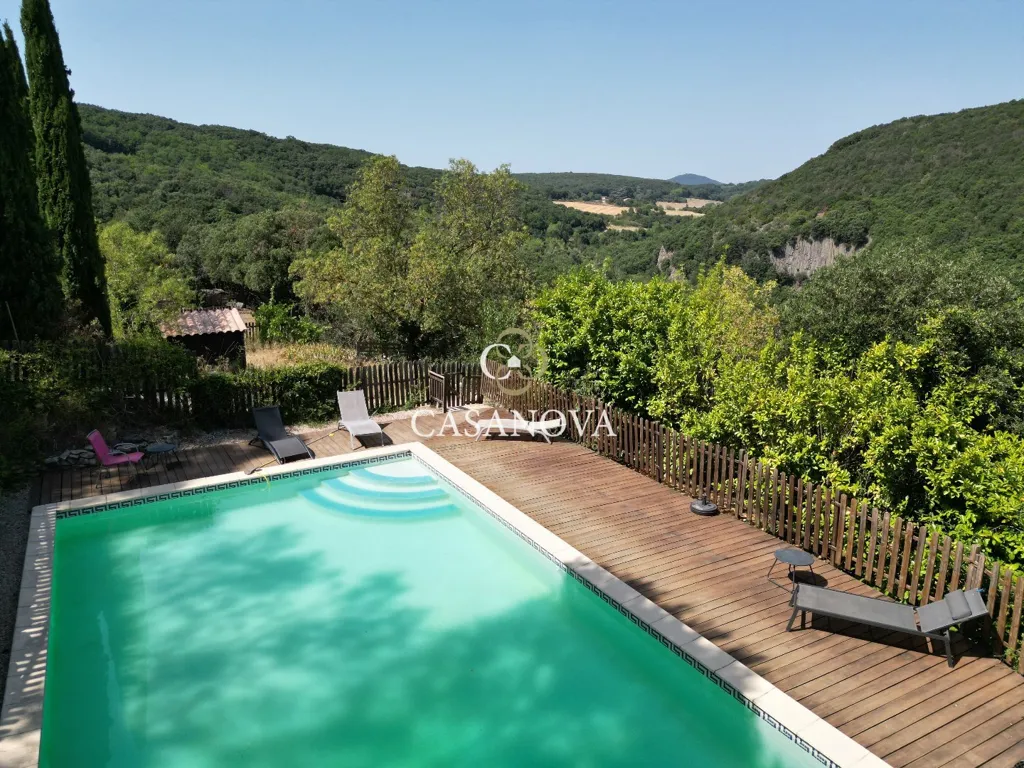 Bassein - Character House with Panoramic View near Clermont-l'Hérault