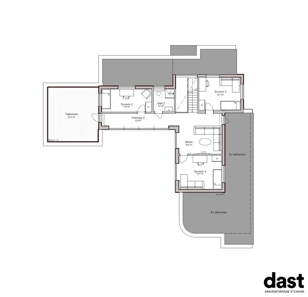 Plan - Villa with Sea View on Trulsibrunnvägen