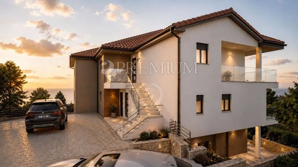 Extérieur - Two-Bedroom Apartment with Terrace in Omišalj Centre