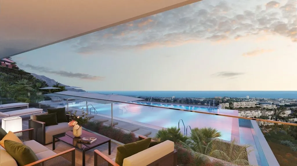 Terrace - Luxury Flat with Sea View in Benahavís