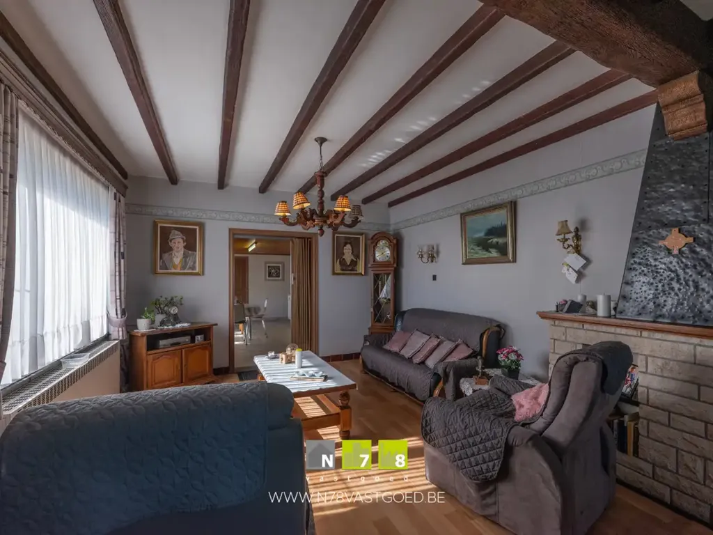 Séjour - Maison libre de plain-pied avec jardin à Maaseik