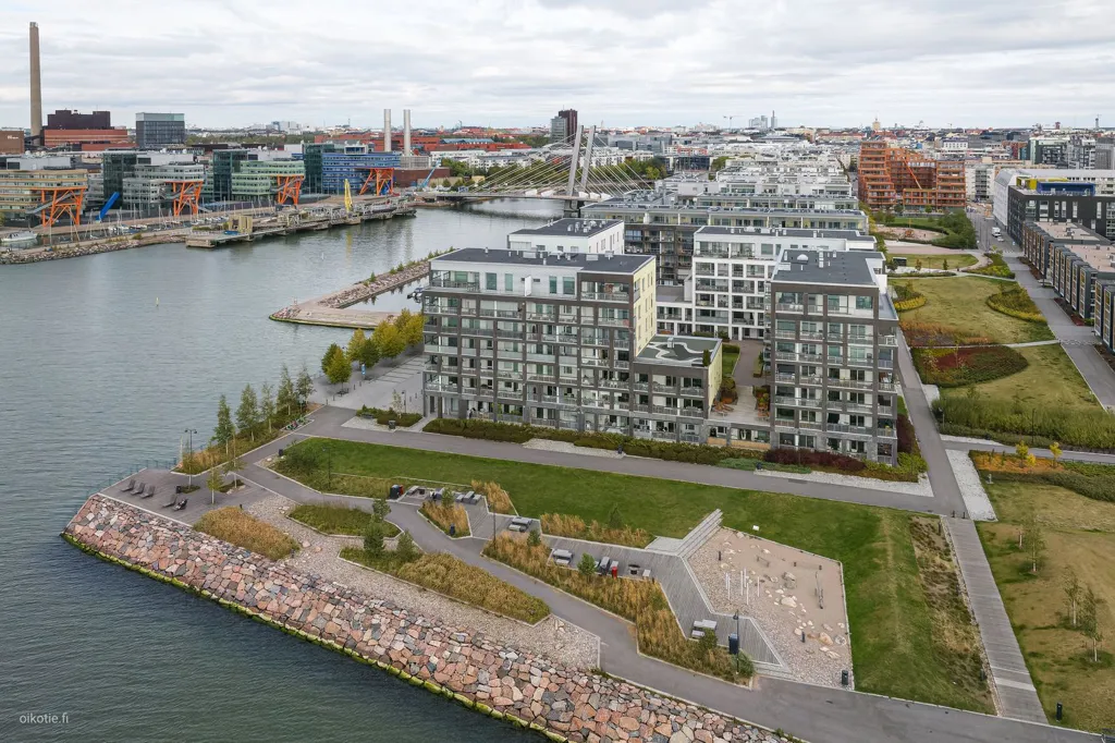 Õhuvaade - Modern Apartment with Sea View in Jätkäsaari