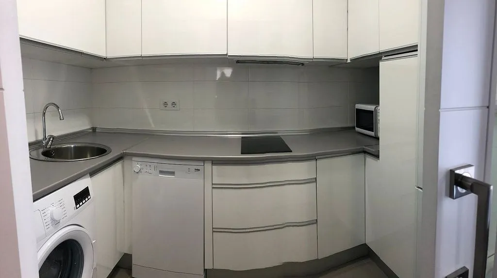 Köök - 1-Bedroom Flat with Terrace in Casco Antiguo