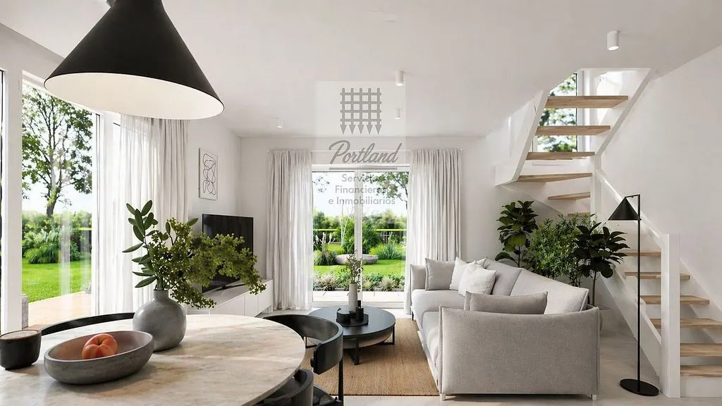 Séjour - Newly Built Chalet with Terrace in Siero
