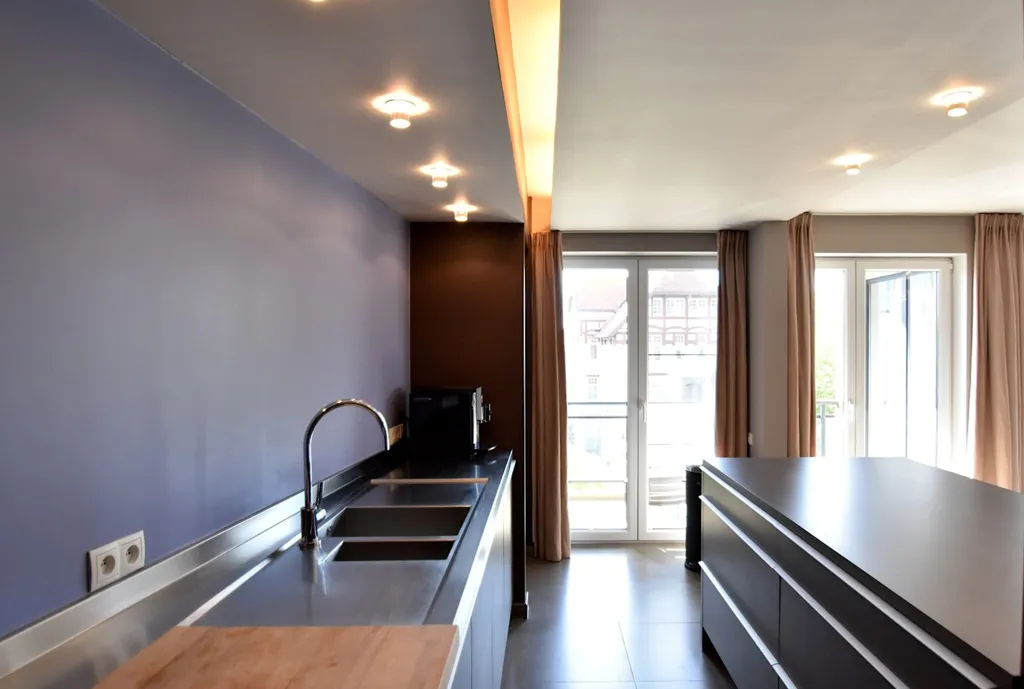 Cucina - Apartment with Centre View in De Haan