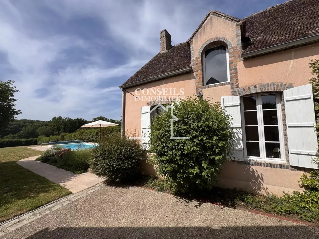 Extérieur - Fermette avec Piscine et Jardin à Précy-sur-Vrin
