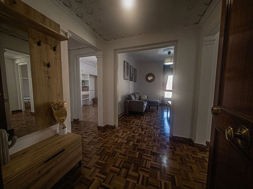 Hallway - Furnished Flat with Balcony in Santa Lucía