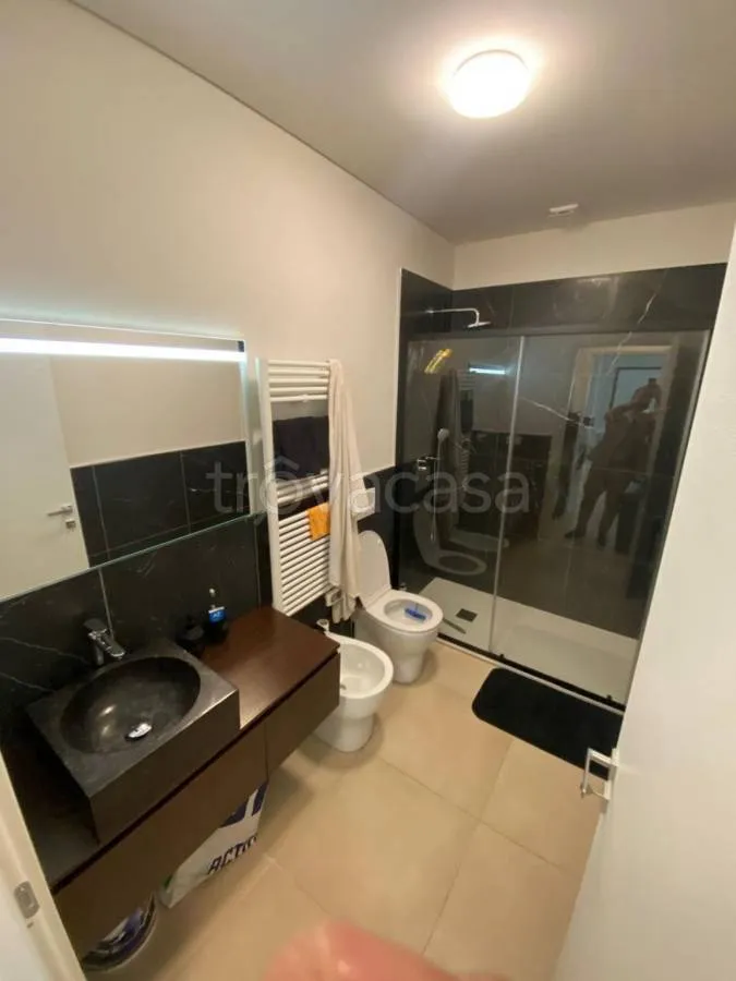 Salles de bain - Loft with Garden and Terrace in Turin