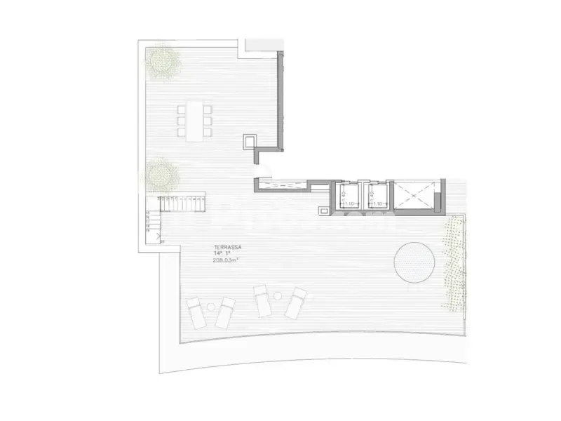 Plan - New Duplex with Terraces in Escaldes-Engordany