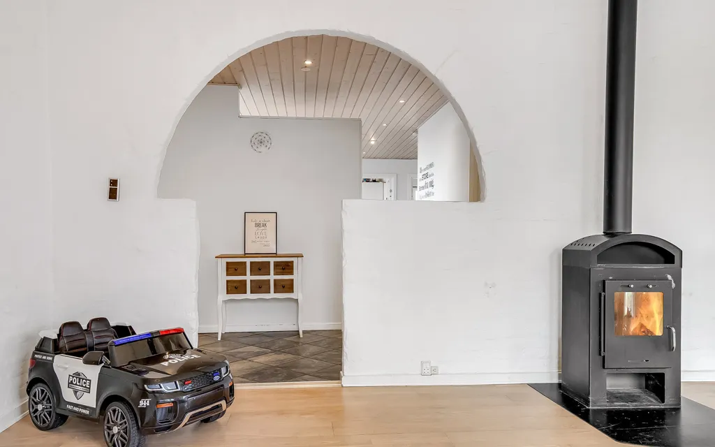 Séjour - Historic Villa with Garden in Ødsted
