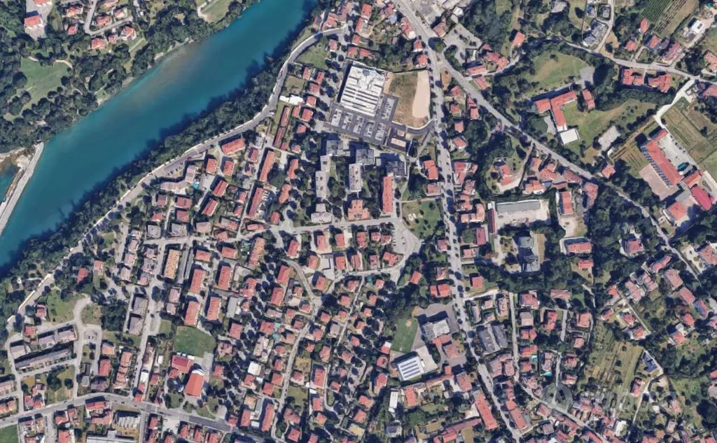 Vue aérienne - Apartment with Terraces in Gorizia