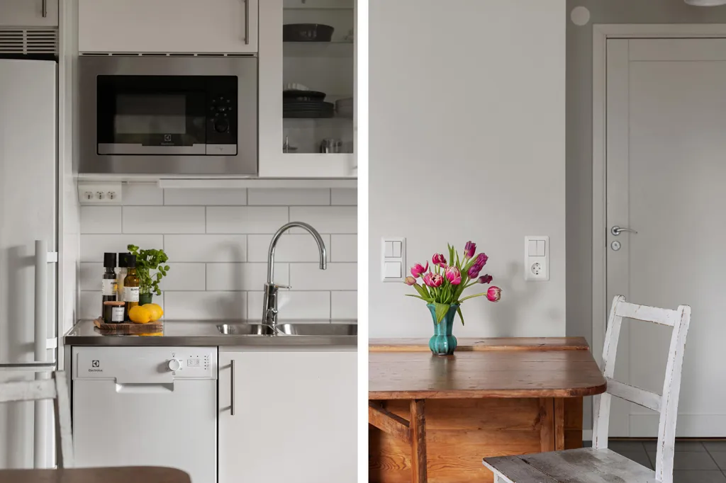 Cuisine - Apartment with Terrace in Tyresö