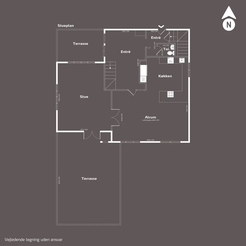 Plan - Murermestervilla with Garden in Hvidovre
