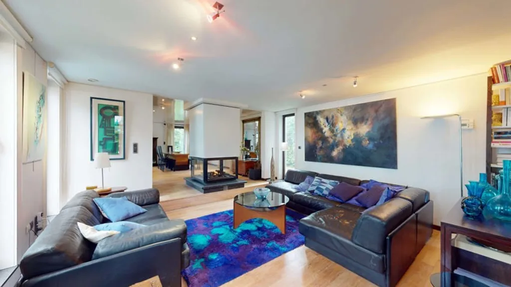 Living Room - Renovated Villa with Pool near Lasne Centre