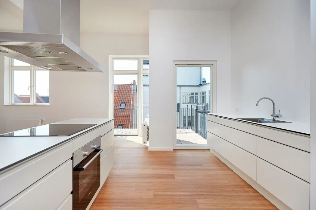 Köök - Contemporary Apartment with Rooftop Terrace in Copenhagen