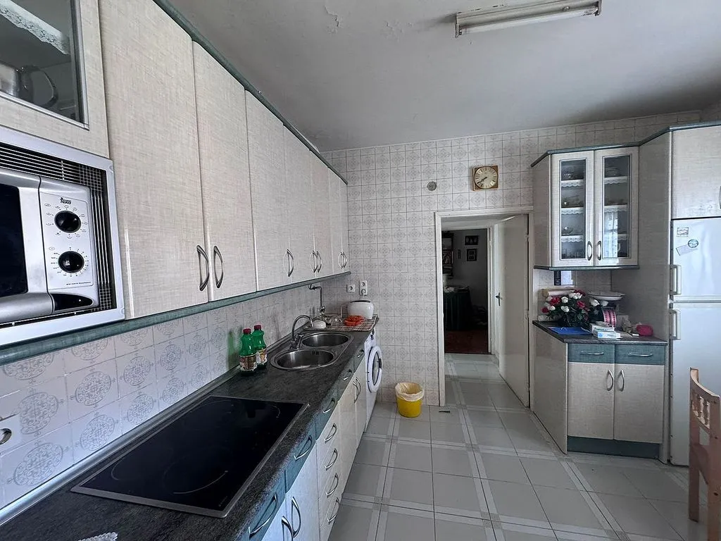 Köök - Apartment with Terrace in Palencia Centre