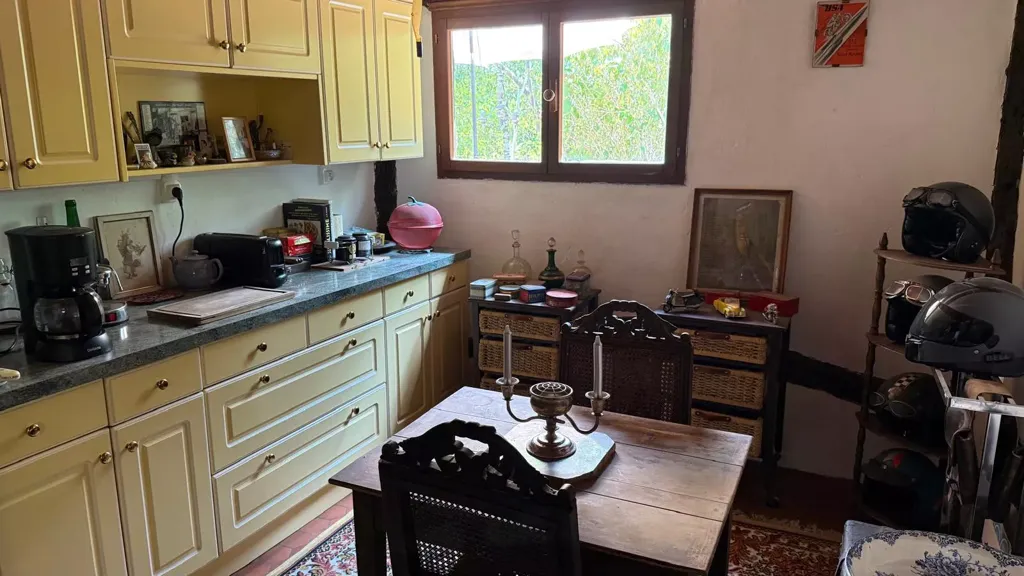 Cucina - Landaise House with Gîte in Calen