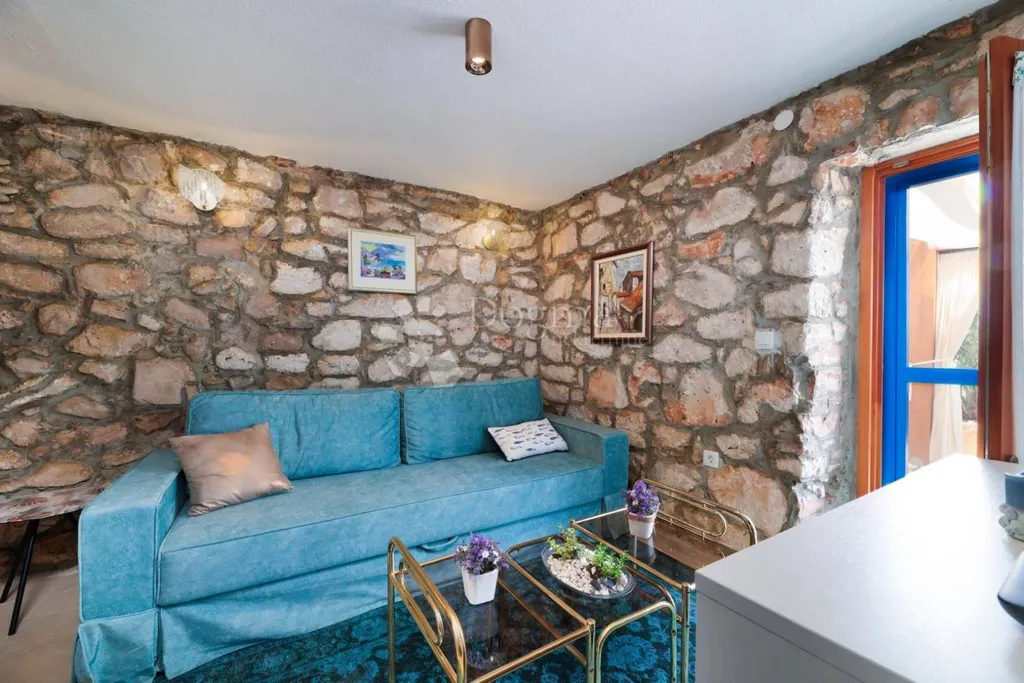 Living Room - Stone House with Pool on Molat, Zadar