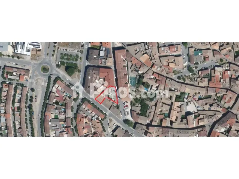Aerial - Mixed-Use Property with Dual Access in Tafalla