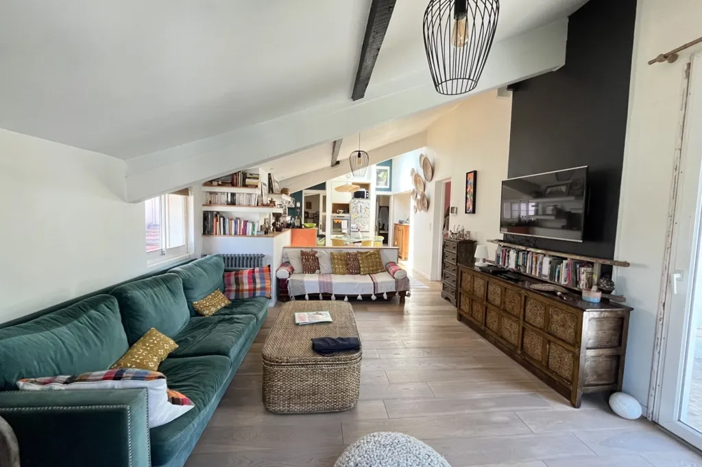 Séjour - Appartement Charmant avec Balcon au Port de Plaisance, Anglet