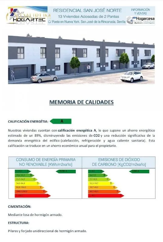 Semi-new Terraced House with Pool in La Rinconada