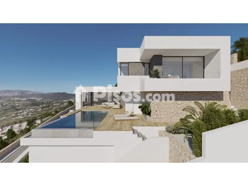 Piscine - Contemporary Chalet with Infinity Pool in Benitatxell