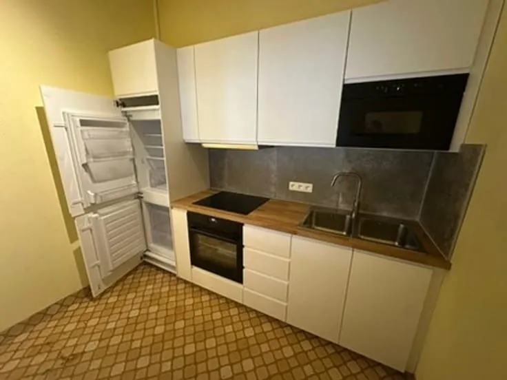 Köök - Charming Flat with Panoramic View in Dinant