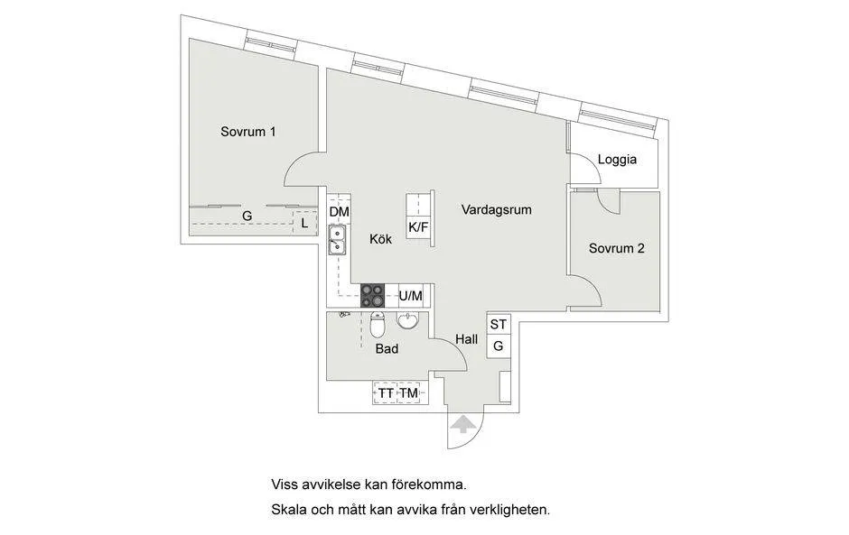 Plan - Luxury Flat with View in Kista, Stockholm