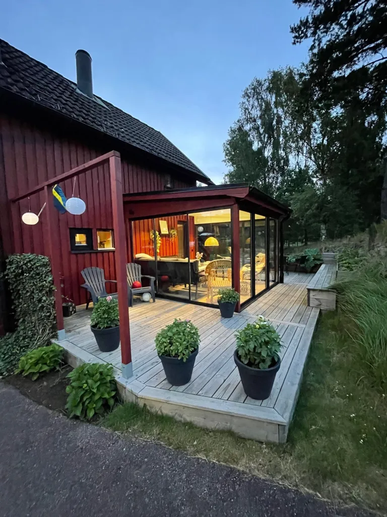 Terrass - Detached Cottage with Terrace in Klitterbyn