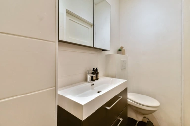 Bathrooms - Studio Apartment with Garden View in Oud-West