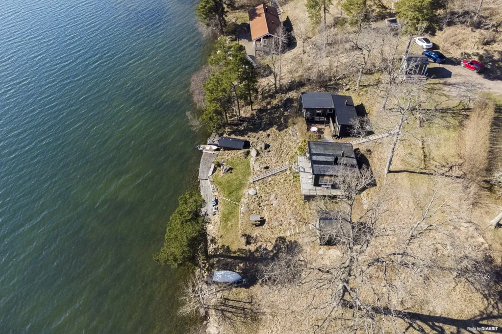 Õhuvaade - Renovated Lakeside Holiday Home in Linköping