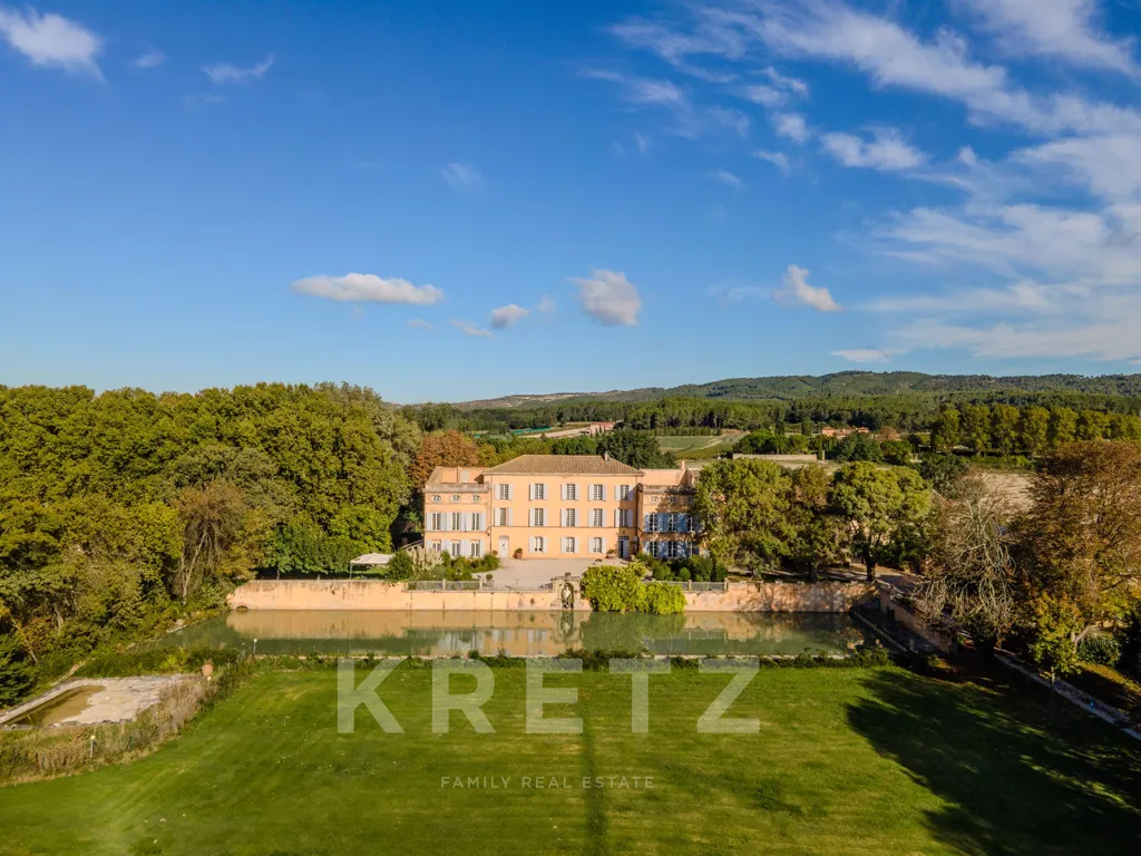 Õhuvaade - 18th-Century Bastide with Parkland in Aix-en-Provence