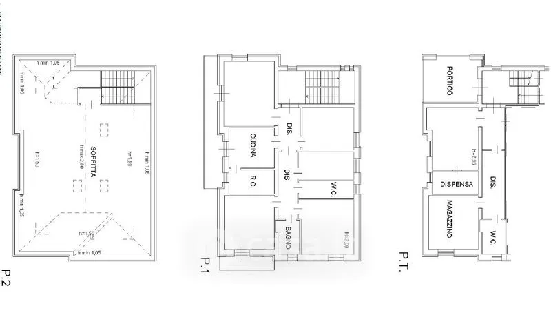 Plan - Rustic Villa with Panoramic Views in Treia