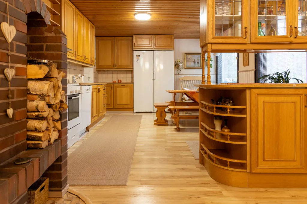 Cucina - Spacious House with Sauna in Ranua