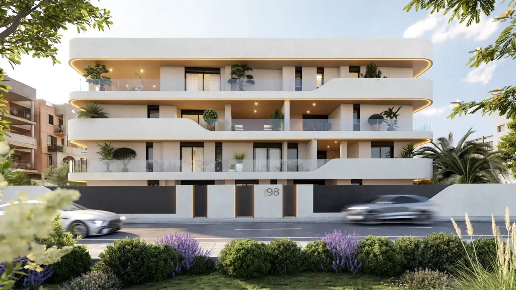 Exterior - Contemporary Apartment with Balcony in Lecce