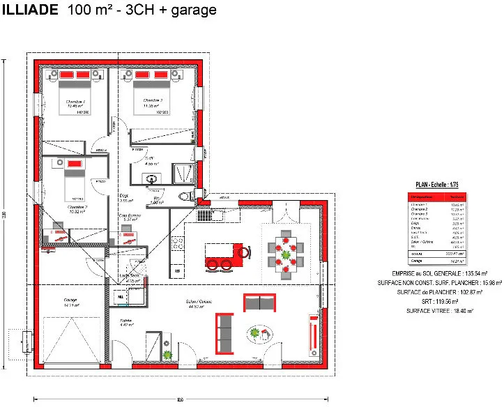 Plaan - New House with Garden in Lalbenque