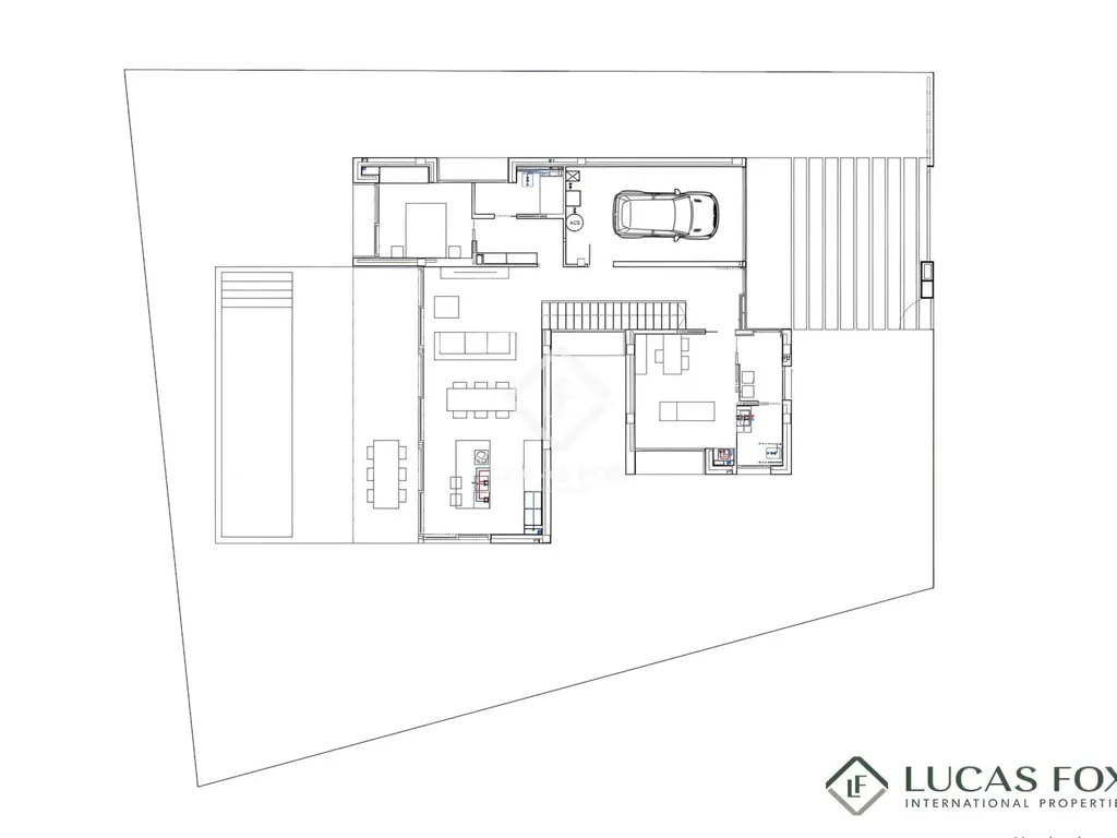 Plaan - Modern House with Pool in Reus