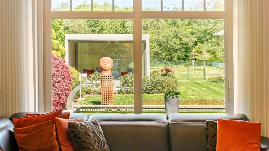 Living Room - Stately Villa with Garden in Romershoven