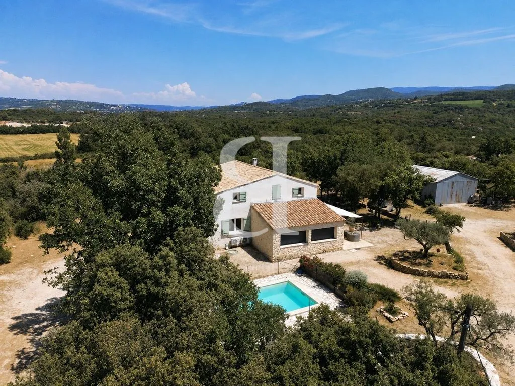 Vista aerea - 6-Bedroom House with Views in Apt, Luberon