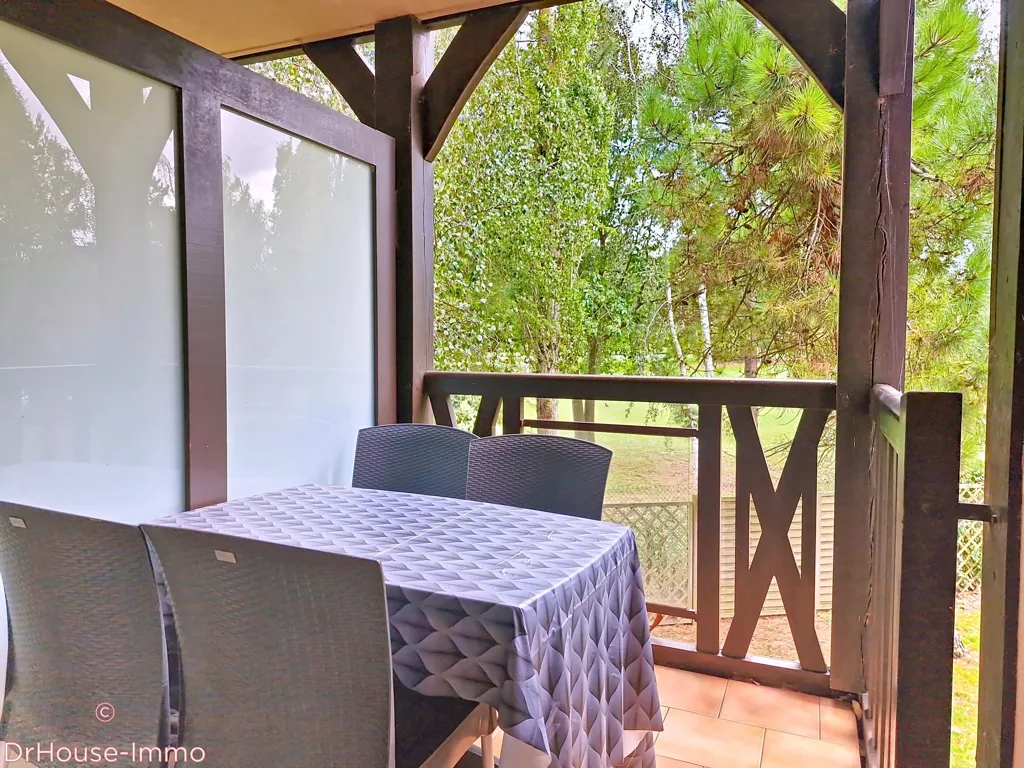 Terrasse - Appartement avec Balcon et Vue Parc à Deauville