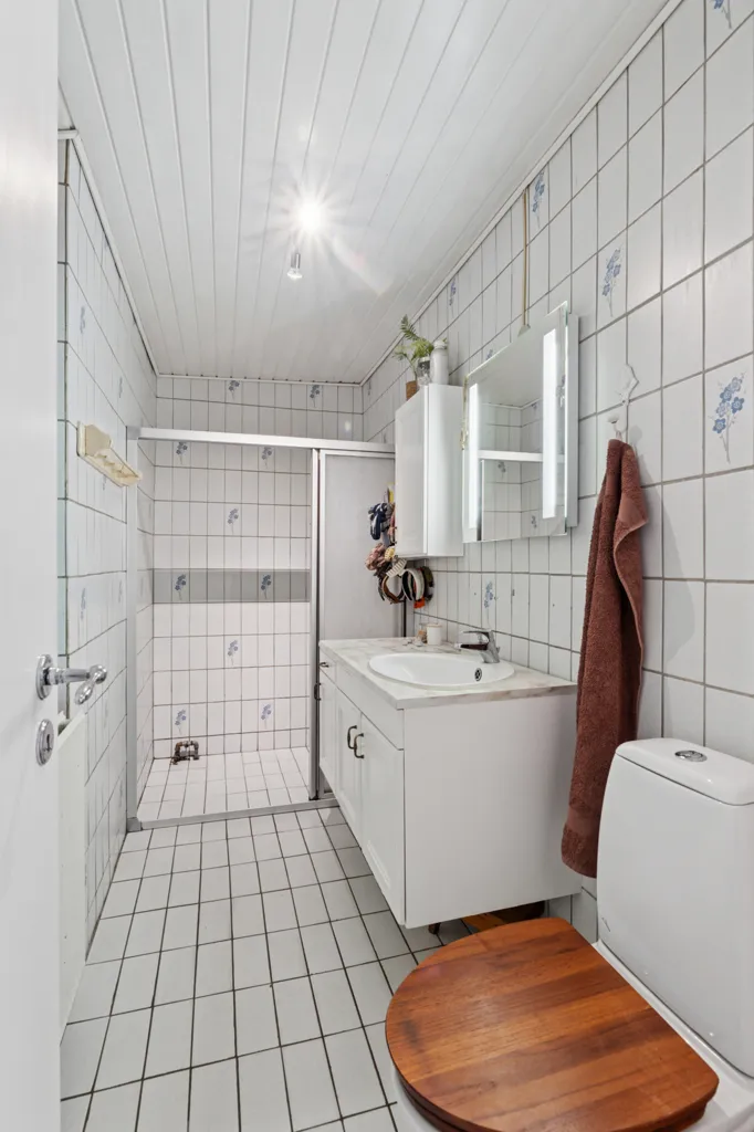 Salles de bain - Etage Villa with Garden in Herning